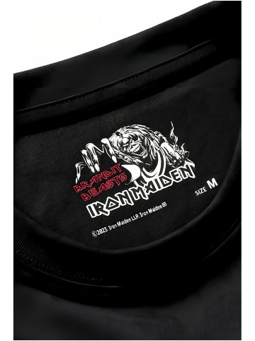 Brandit T-Shirt "Iron Maiden T Shirt Eddy Glow" in Schwarz