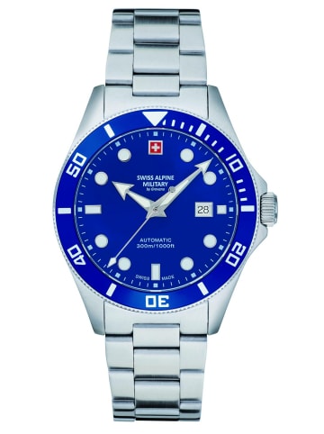 Swiss Alpine Military by Grovana Automatikuhr für Herren in blau