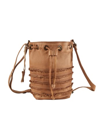 curuba Drawstring Bag LENNON in cognac