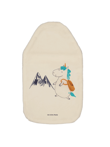 Mr. & Mrs. Panda Wärmflasche Einhorn Bergsteiger ohne Spruch in Weiß