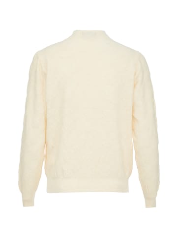 immy Damen Strickpullover in Wollweiss