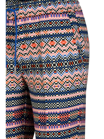 Rich & Royal Stoffhose Printed Scuba Pants in rosa