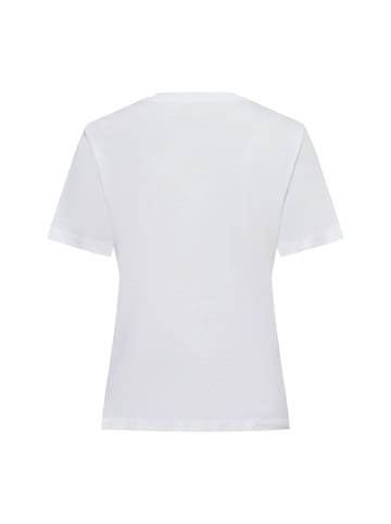 armedangels T-Shirt Lualaa Flower in weiß orange