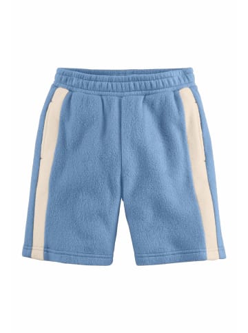 Hessnatur Hessnatur Fleece Shorts aus reiner Bio-Baumwolle in rivierablau