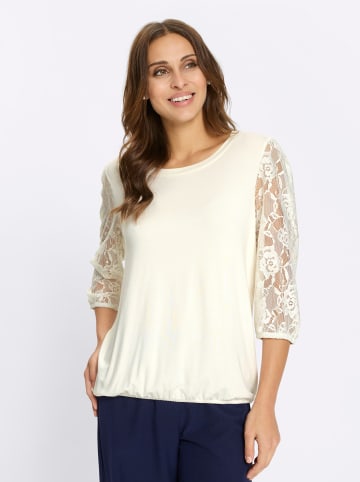 WITT WEIDEN Spitzenshirt in champagner