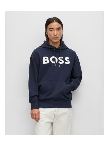 BOSS Webasic Kapuzenpullover in Marineblau