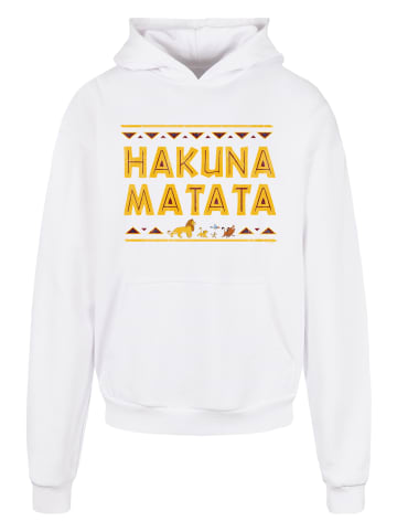 F4NT4STIC Ultra Heavy Hoodie König der Löwen Hakuna Matata in weiß