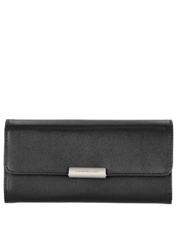 Mandarina Duck Hera 3.0 - Geldbörse 12cc 19 cm L (black) in schwarz