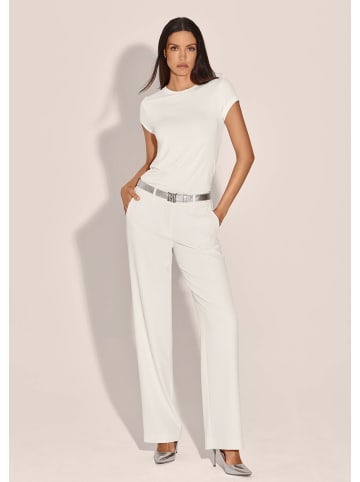 MADELEINE Komfortable Stretchhose mit Taschen in wollweiß