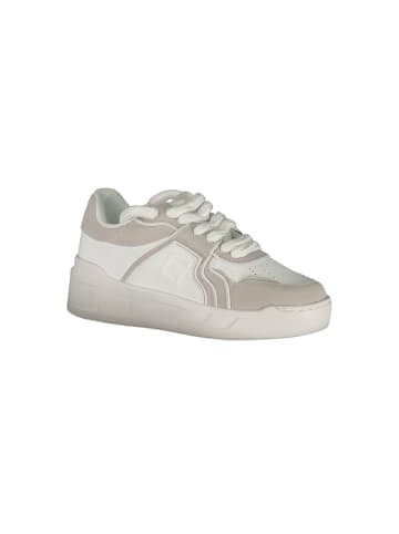 GAELLE PARIS Weiße Polyurethan-Sneaker