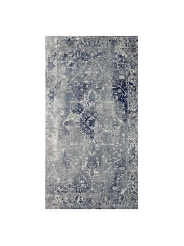 lola & moi Teppich Deep Blue in blau