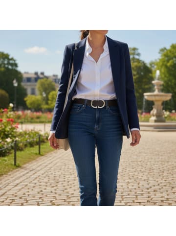 FRONHOFER Ledergürtel in Schwarz