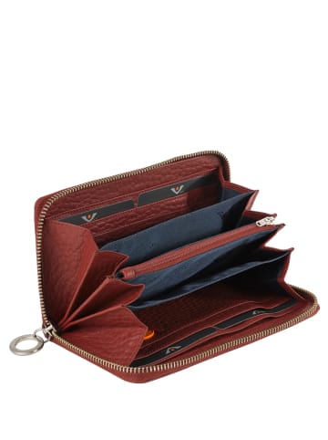 VLD VOi Leather Design Hirsch Amy Geldbörse Leder 18 cm granat