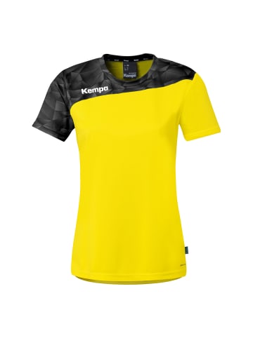 Kempa Trainings-T-Shirt Athletics 29 Women in limonengelb/schwarz