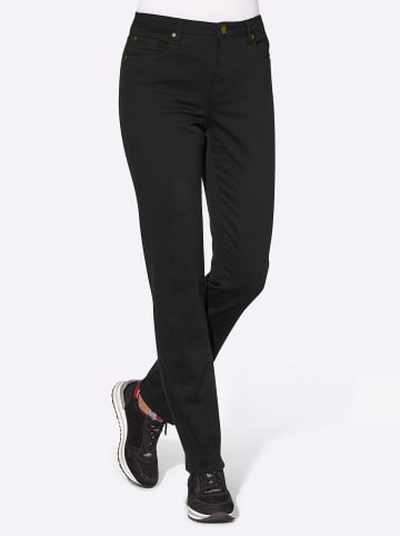 WITT WEIDEN 5-Pocket-Jeans in schwarz