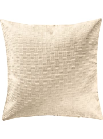 Erwin Müller Jacquard, Baumwollmischung Kissenhülle Paderborn in sekt