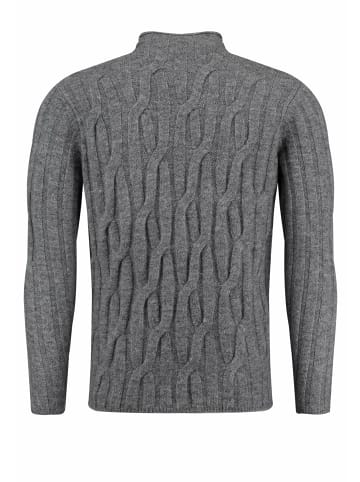 KEY LARGO Strickpullover für Herren in dunkel-grau