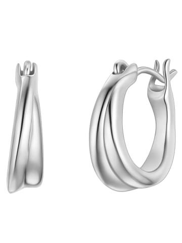 Glanzstücke München Ohrringe Creolen aus Sterling Silber in silber