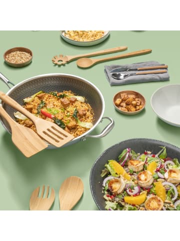 Reishunger Bambus Küchenhelfer 7er Set, 32cm