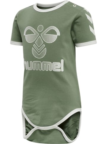 Hummel Kinder Kurzarmbody "Hmlproud Flipper Body S/S" in Grün