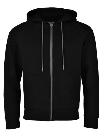 TOP GUN Sweatjacke TG22005 in black