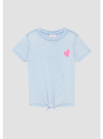 s.Oliver T-Shirt in 5327_himmelblau