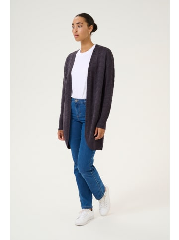 Kaffe Strickjacke KAemria in Black Oyster