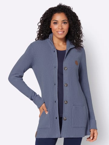 WITT WEIDEN Longstrickjacke in taubenblau