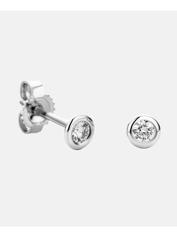Diamant L'éternel Ohrringe aus 333 Weißgold mit Diamant