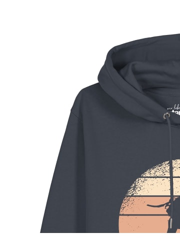 wat? Apparel Sweatshirt Mountain Climbing in India Ink Grey