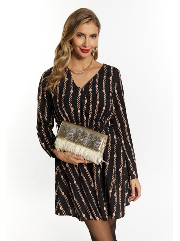 faina Damen Clutch/Abendtasche in Gold
