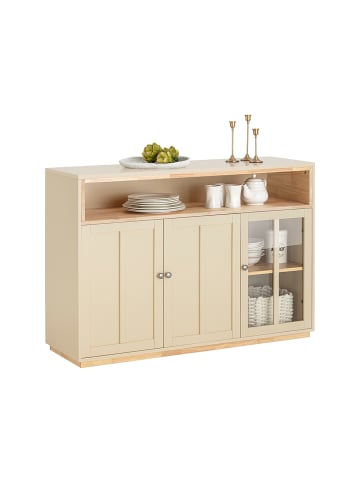 SoBuy Sideboard in Beige - (B)120 x (H)85 x (T)40cm