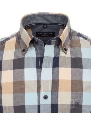 CASAMODA Freizeithemd Kurzarm in Blau