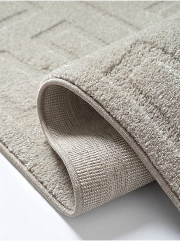 KADIMA DESIGN Teppichläufer Geometrisch pflegeleicht Wohnzimmer Schlafzimmer Flur in Beige