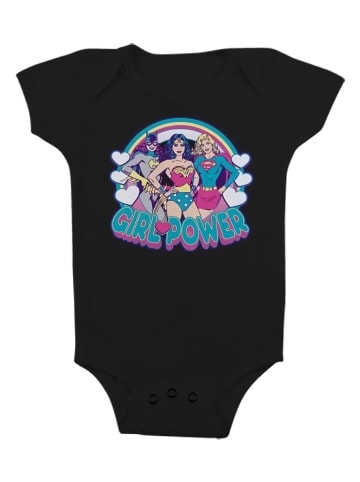 DC Comics Kinder Kurzarmbody in Schwarz