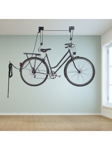 Fahrrad Deckenlift in Schwarz