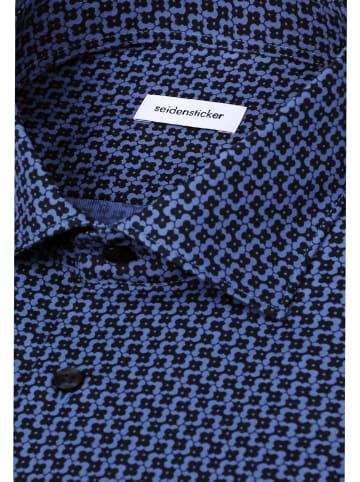 Seidensticker Business Hemd Slim in Mittelblau