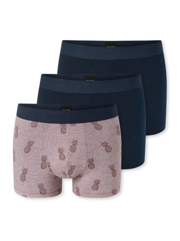 Schiesser Trunk 955 Multi in dunkelblau, rot
