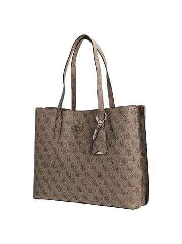 Guess Meridian II Girlfriend - Shopper 37 cm (coal logo) in latte logo