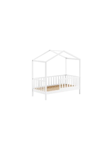 58 aufm Kessel JUNIORBETT Karie 148x151x76 aus Massivholz in Weiß
