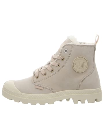 Palladium Schnürstiefelette in beige