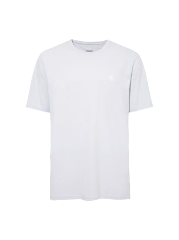 Mavi Jeans Kurzarm-T-Shirt mit Rundhalsausschnitt und Logo in Hellblau