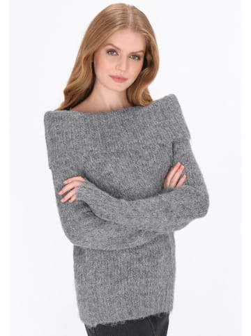 DreiMaster Vintage Women Sweater in grey melange