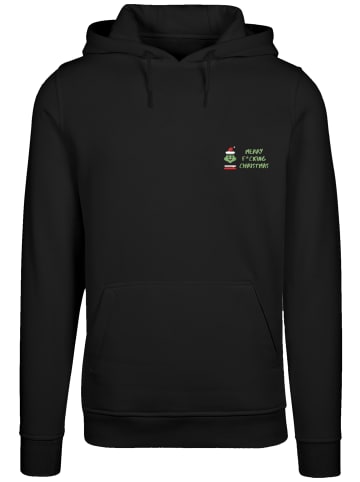 F4NT4STIC Hoodie Grinch Merry Christmas Weihnachten in schwarz