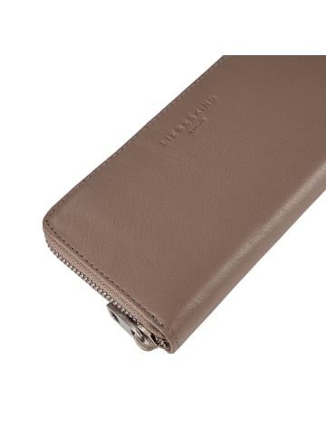 LIEBESKIND BERLIN Sally Geldbörse RFID Schutz Leder 19 cm in neutral grey