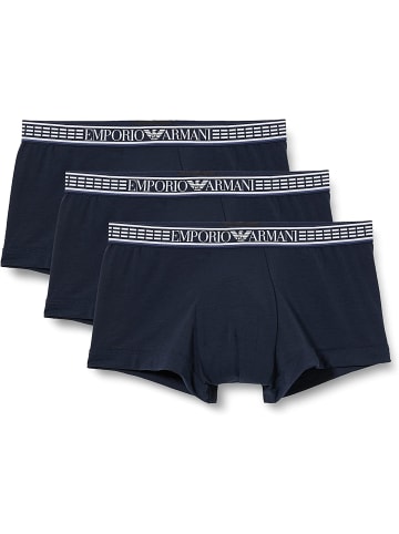 Emporio Armani Emporio Armani Boxershorts 3 Pack Trunk in dunkelblau