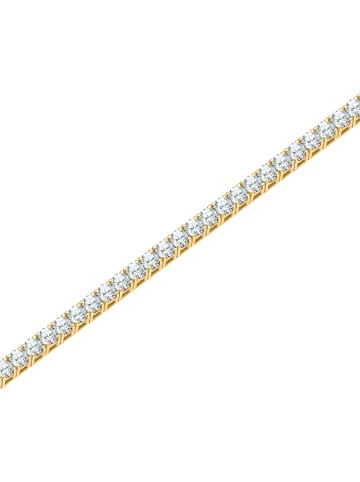 Glanzstücke München Armband aus Sterling Silber mit Zirkonia in gelbgold