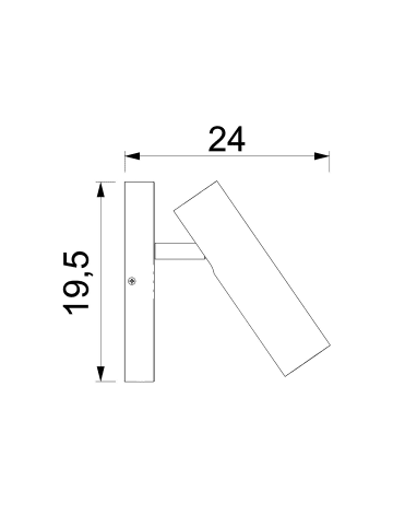 Licht-Erlebnisse Spot Strahler (B)19.5 x (H)19.5 cm in Titanium Gold Glänzendes GoldTitanium Gold Glänzendes Gold
