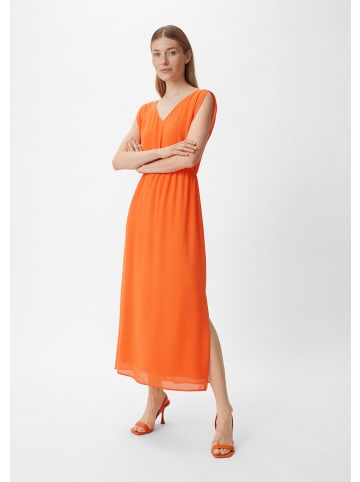 comma Kleid lang in Orange