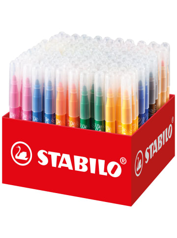 STABILO Fasermaler power max Box XL 140 Stück/18 Farben
